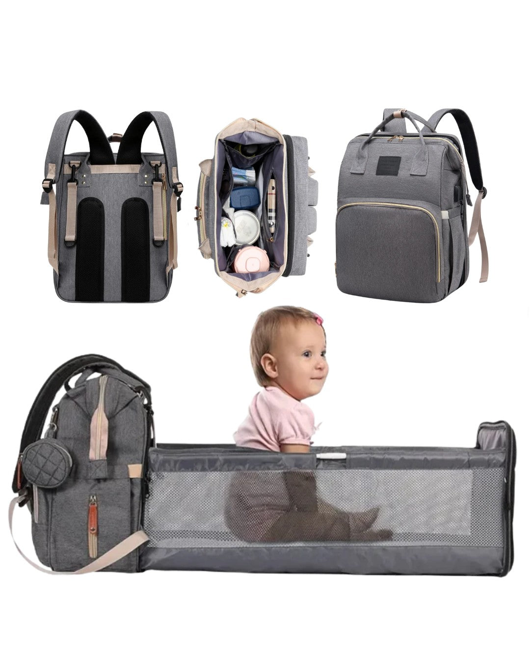 BebeceBag açılır bebek yatağı